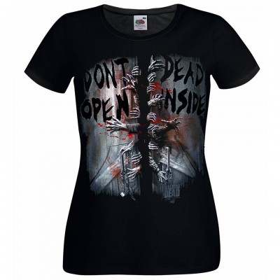 Дамска тениска на THE WALKING DEAD - don't dead open inside